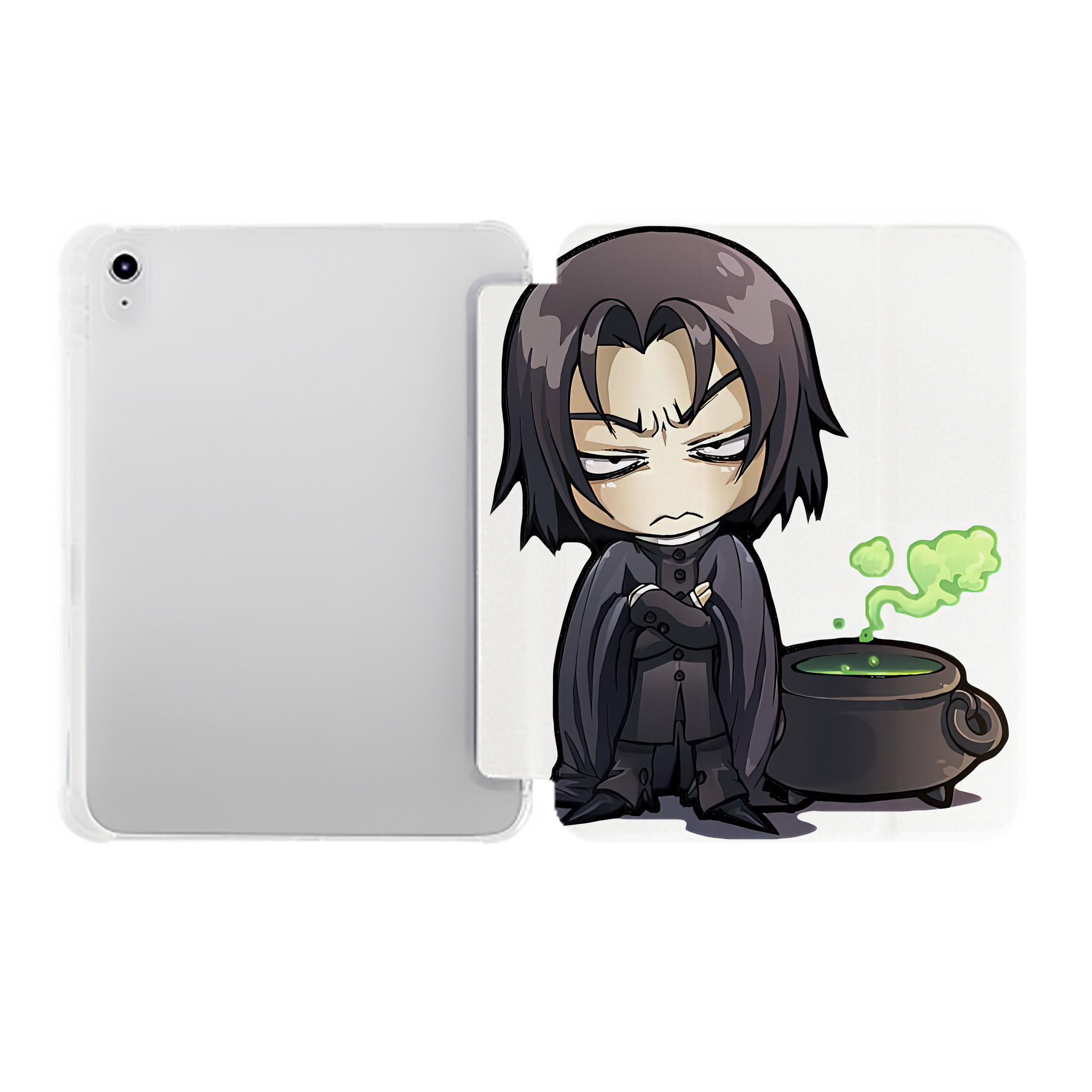 （画像用） Harry Potter ハリー・ポッターシリーズ IPad ケース ペン収納付き 三つ折りスタンド PUレザー×シリコン 対応機種9.5/10.5/10.9インチ